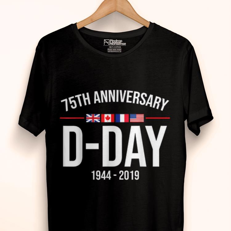 Official 75Th Anniversary D-Day 1944-2019 Normandy Shirt
