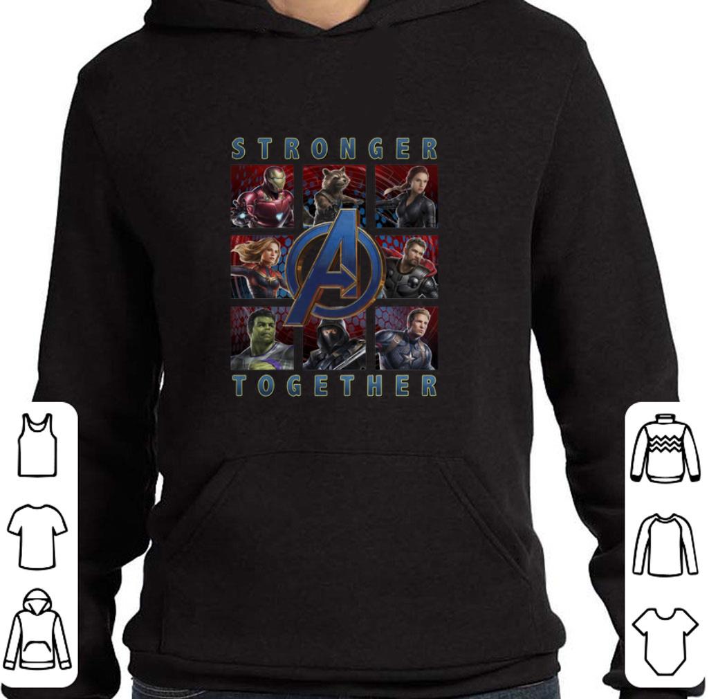 Original Marvel Avengers Endgame stronger together shirt