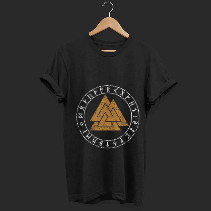 Top Valknut Odin's Knot Norse shirt