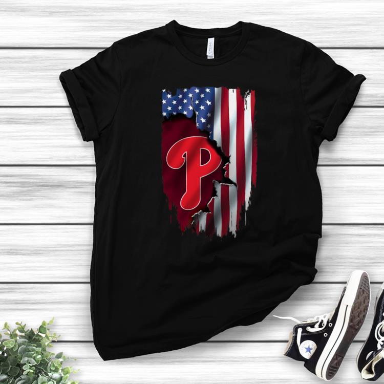 phillies american flag shirt