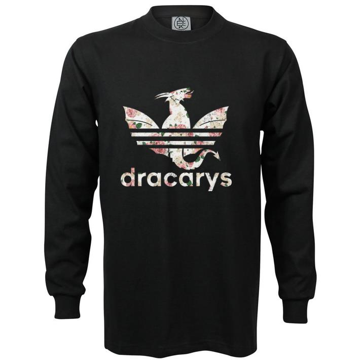 Awesome Flowers Dracarys Adidas Game Of Thrones shirt