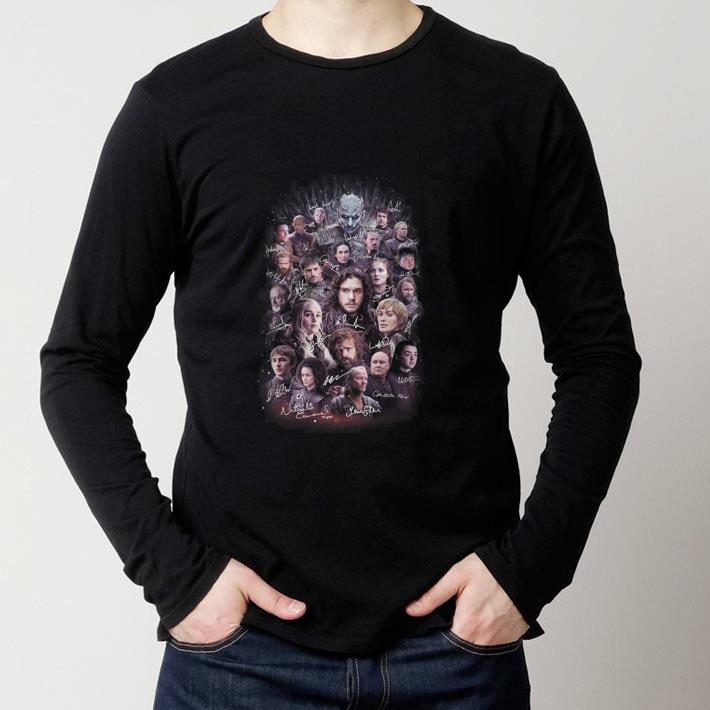 Awesome Game Of Thrones signatures characters shirt