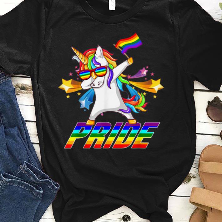 Dabbing Unicorn LGBT Gay Pride sjirt