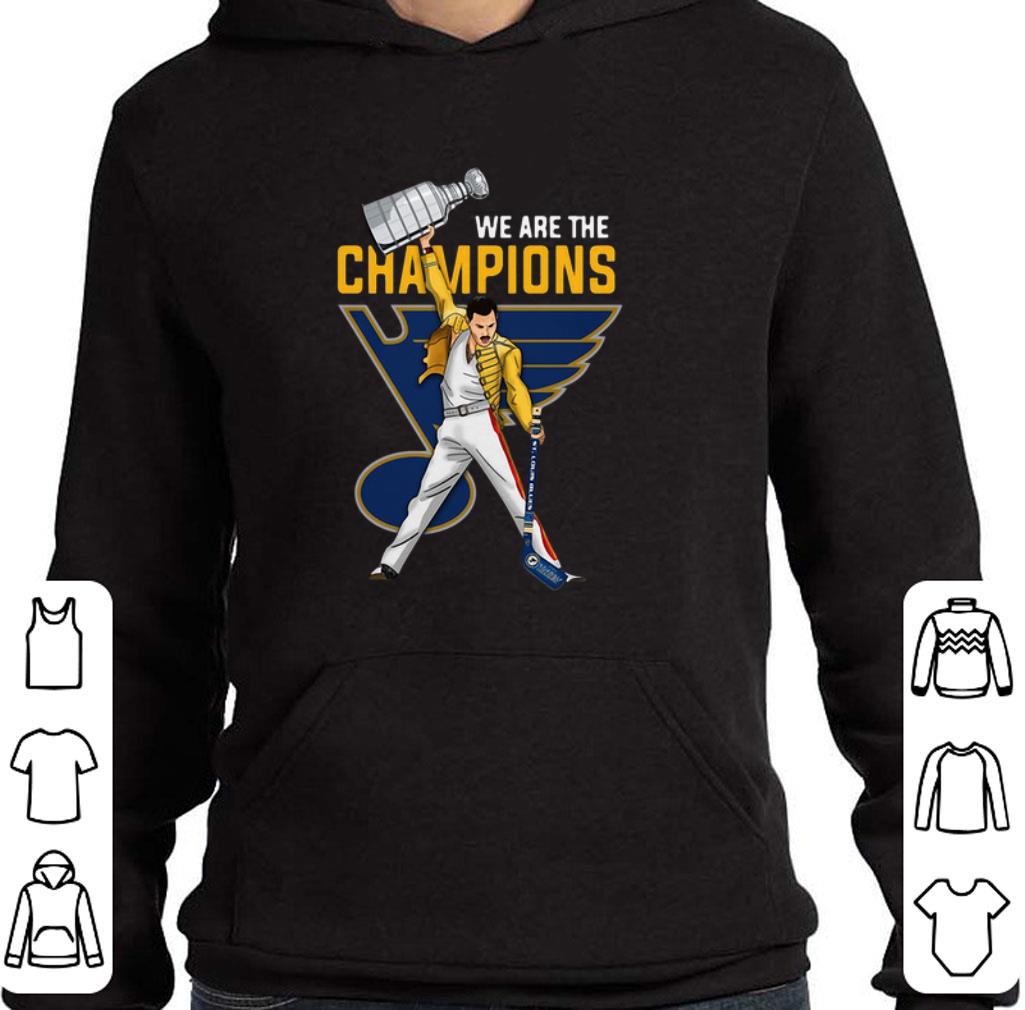 Funny Freddie Mercury St. Louis Blues We Are Champions shirt
