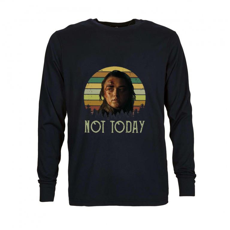 Funny Sunset Arya Stark Not Today Game of Thrones shirt
