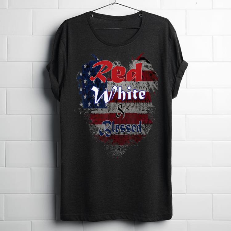 Hot Red White And Blessed 4th Of July Christian shirt