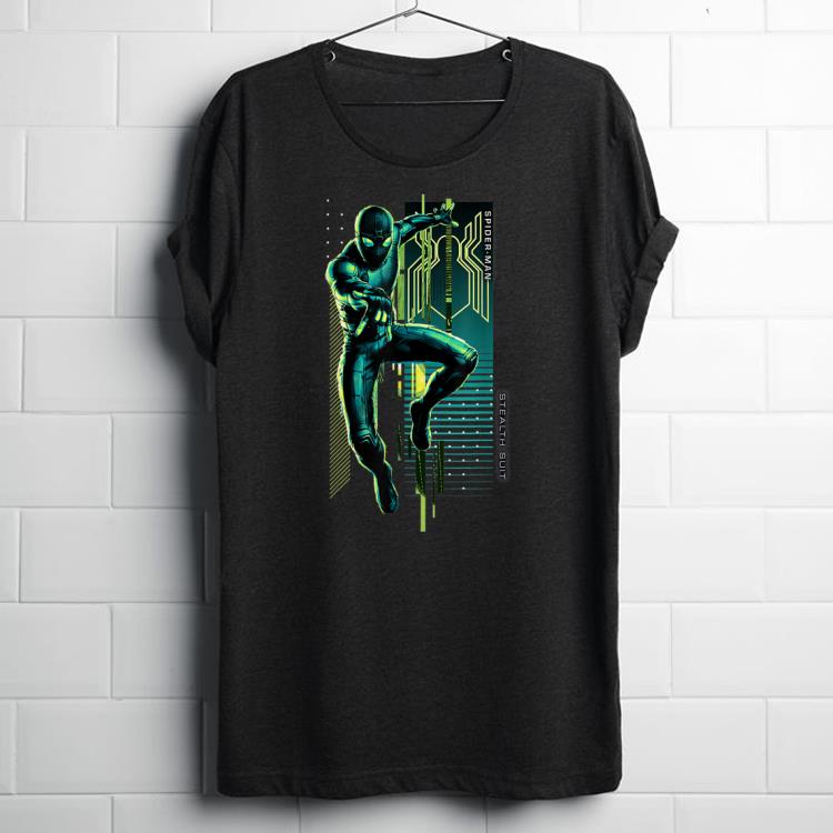 Marvel Spider-man Far From Home Stealth Suit Tech Card shirt