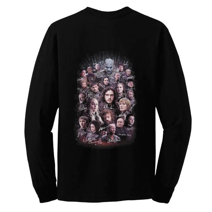 Nice Game Of Thrones signatures characters shirt