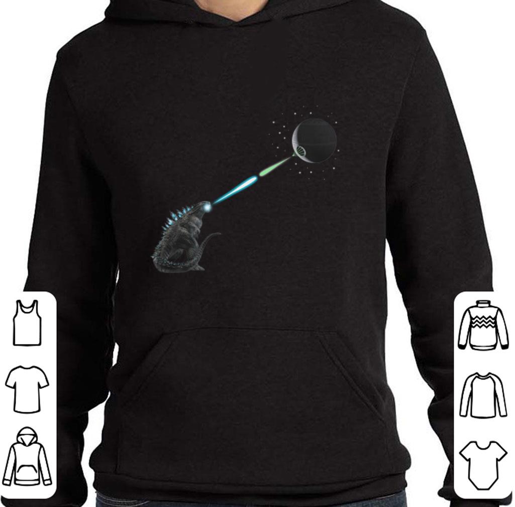 Nice Godzilla and moon shirt