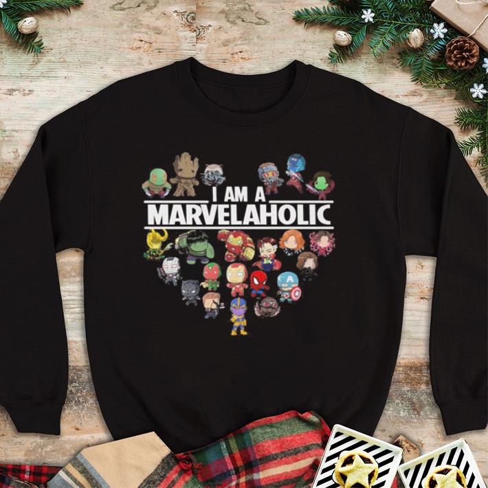 Nice I am a Marvelaholic Marvel Universe shirt