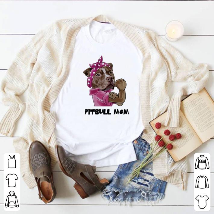 Nice Pitbull mom shirt