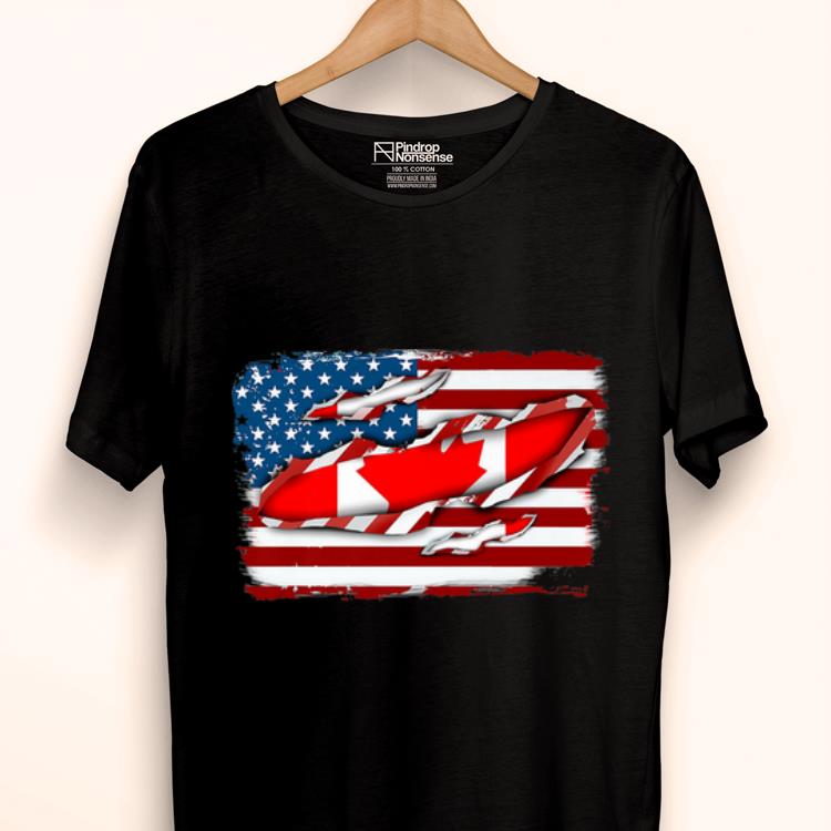 Official Canadian Blood Inside Me - Canada Flag Pride shirt