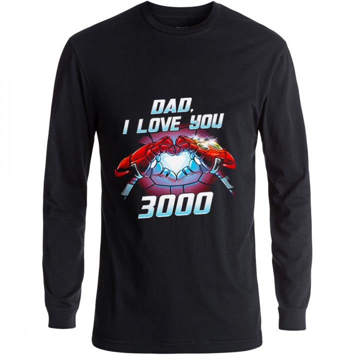 Official Iron Man dad i love you 3000 Avengers Endgame shirt