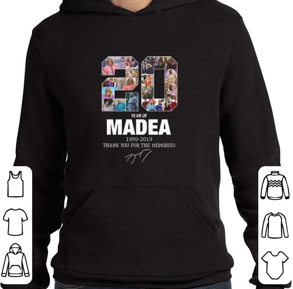 Original 20 year of Madea 1999-2019 thank you for the memories signatures shirt