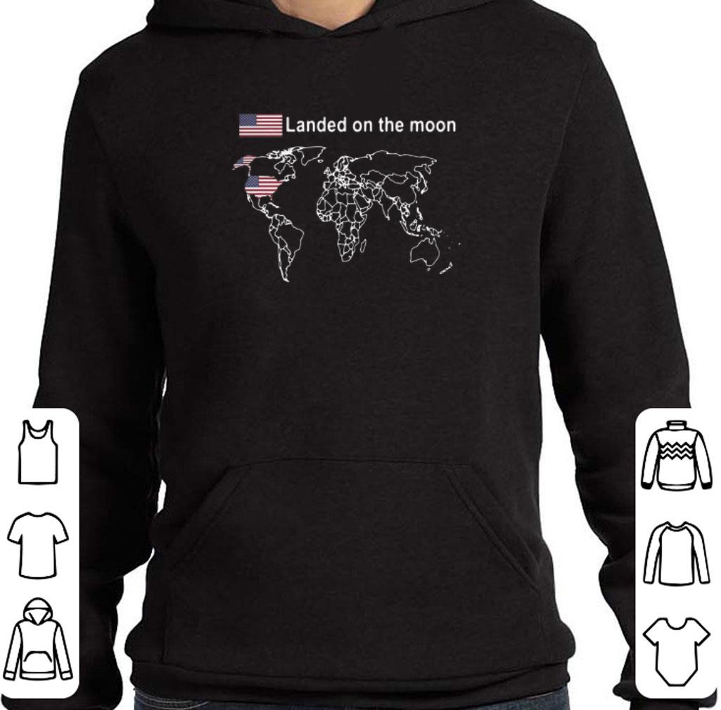 Original American flag landed on the moon shirt