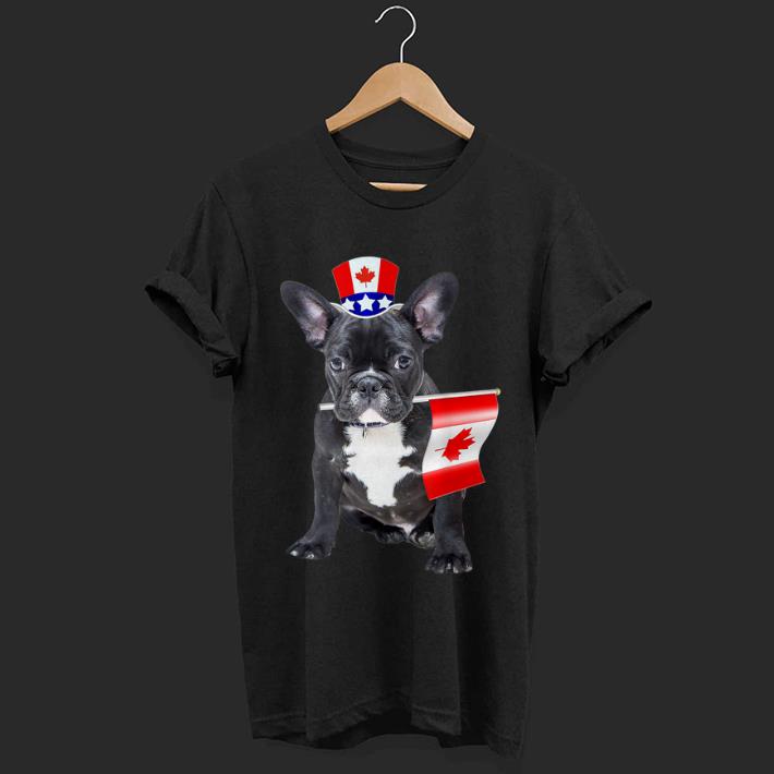 Original Canada Maple Leaf Frenchbulldog Canadian Flags Shirt