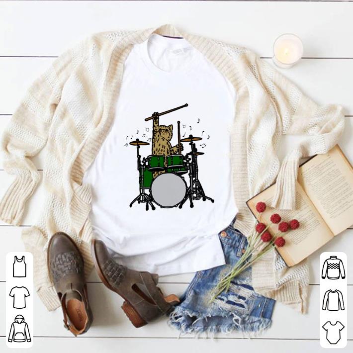Original Drummer Cat Music shirt