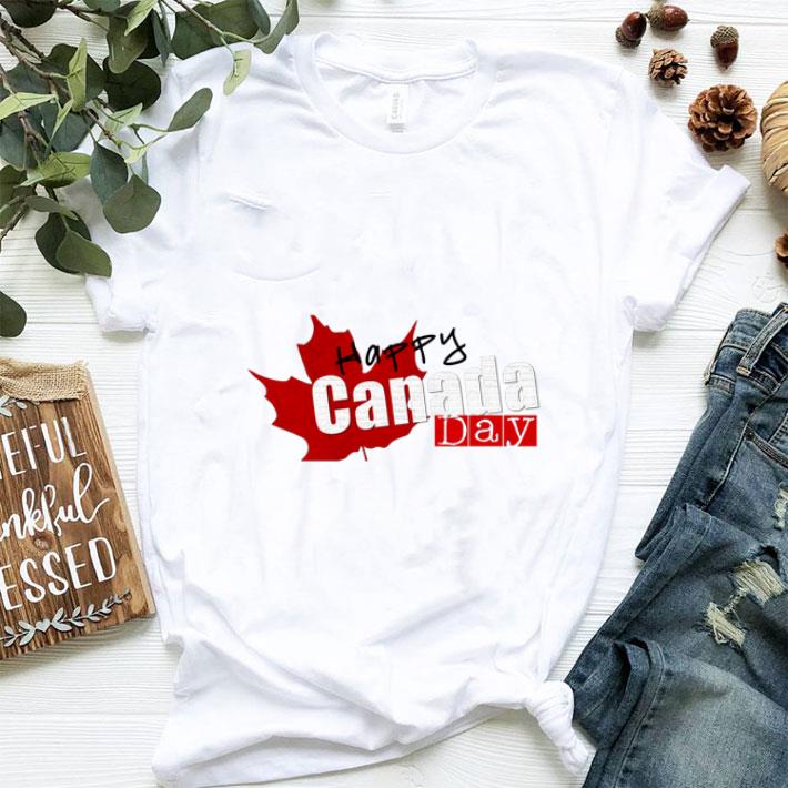 Original Happy Canada Day Maple leaves shirt