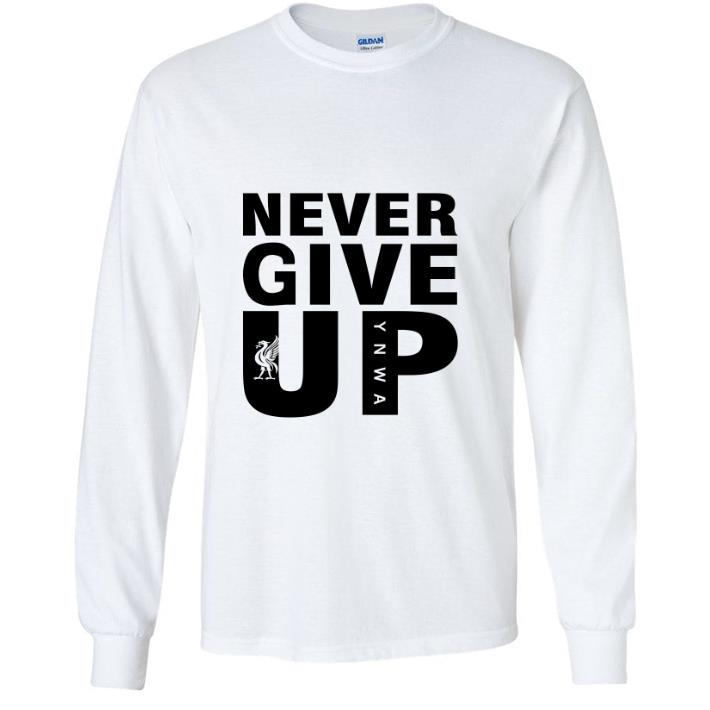 Original Mohamed Salah Never give up Liverpool shirt