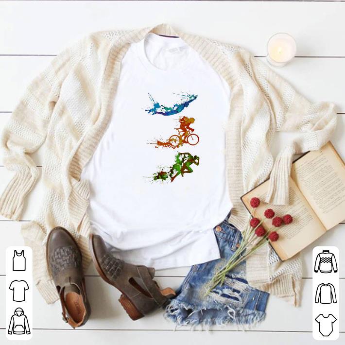 Original Triathlon watercolor shirt