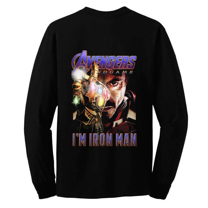 Top Avengers Endgame The Snap I’m Iron Man Tony Stark shirt