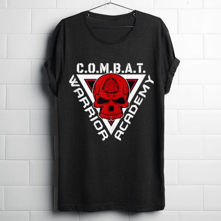 Top Combat Warrior Academy Red Skull shirt