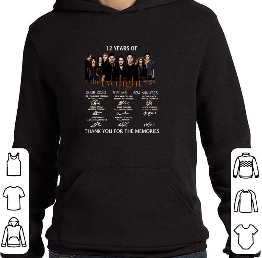 12 Years Of The Twilight Saga 2008-2020 signatures shirt