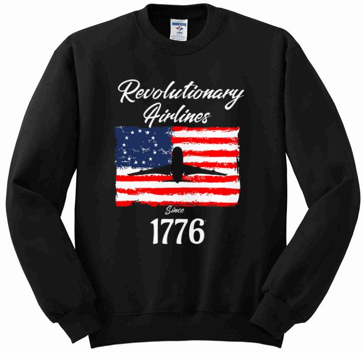 Funny Revolutionary Airlines since 1776 Betsy Ross Flag shirt