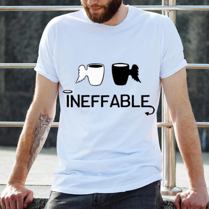 Hot Ineffable Black And White Angle Cup Wings shirt