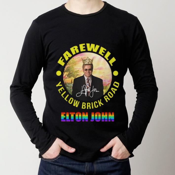 Official Elton John, Farewell Yellow Brick Road, signature shirt