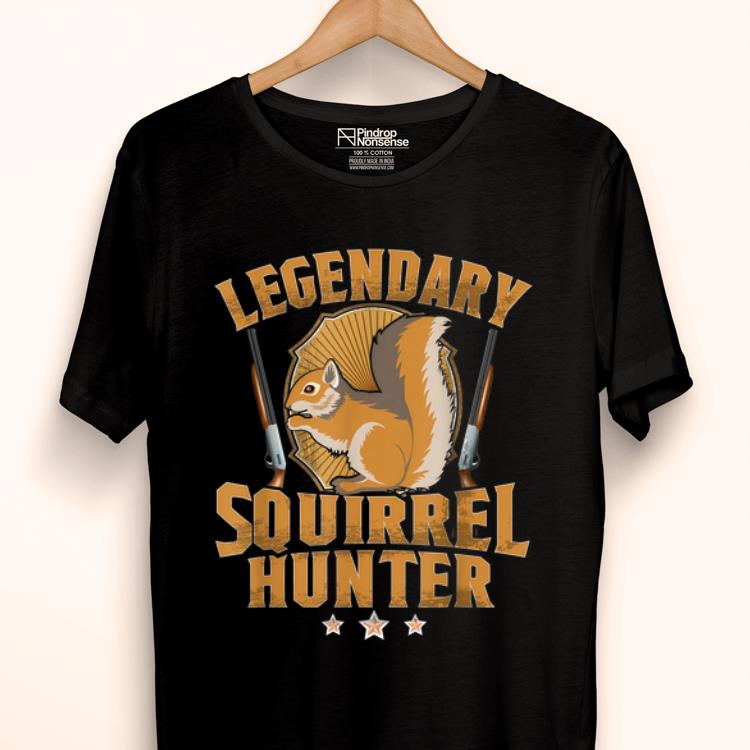 Official Legendary Squirrel Hunter Hunting Squirrel Plinken shirt