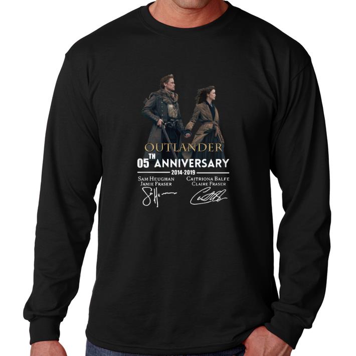 Original 05th anniversary Outlander 2014-2019 signatures shirt