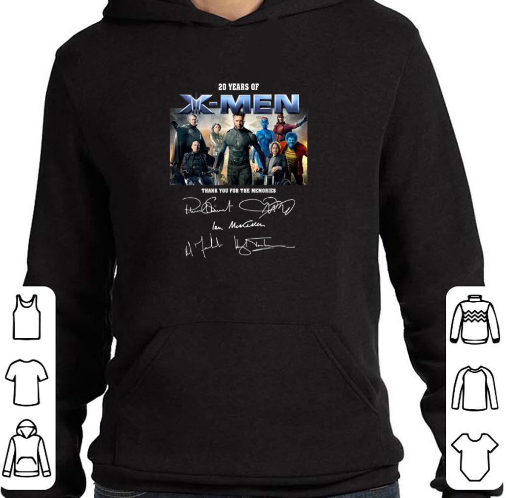 Original 20 years of X-Men thank you for the memories signatures shirt