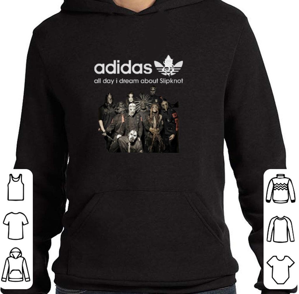 Original adidas all day i dream about Slipknot shirt