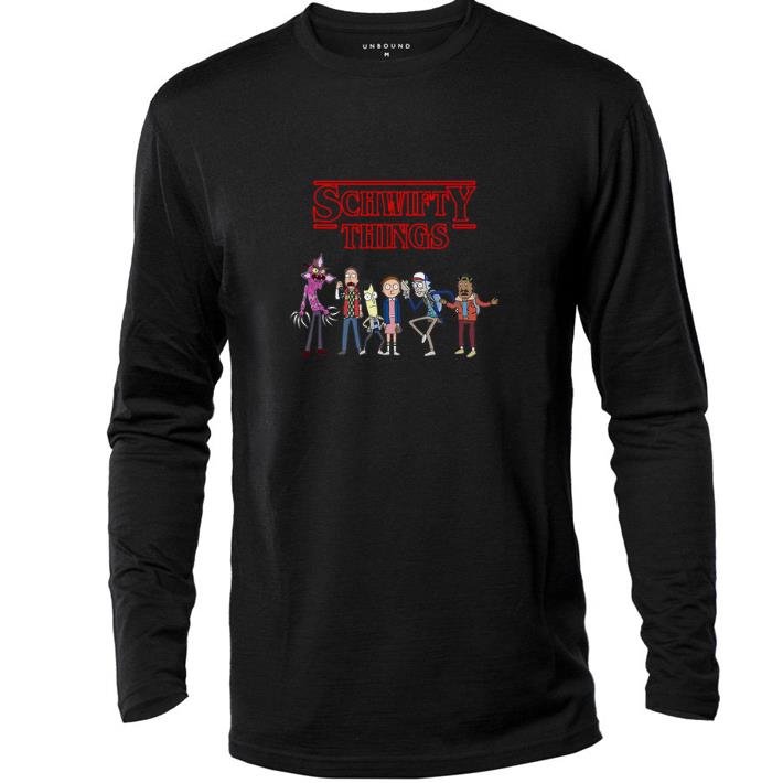 Pretty Schwifty Things Rick and Morty Stranger Things shirt