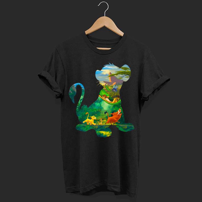 Top Disney Lion King Simba Silhouette Simba Timon And Pumbaa shirt