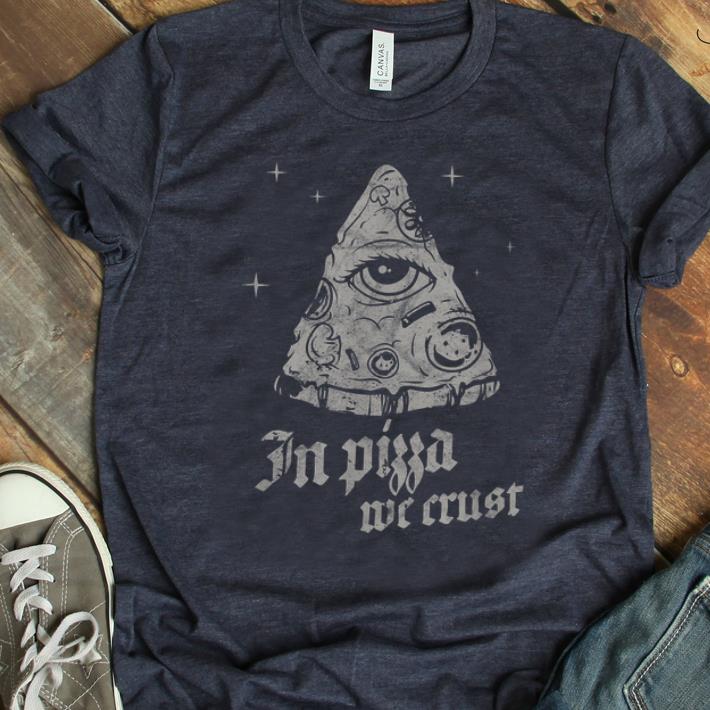 Top Tarot Satan Occult In Pizza We Crust Illuminanti NWO Satan shirt