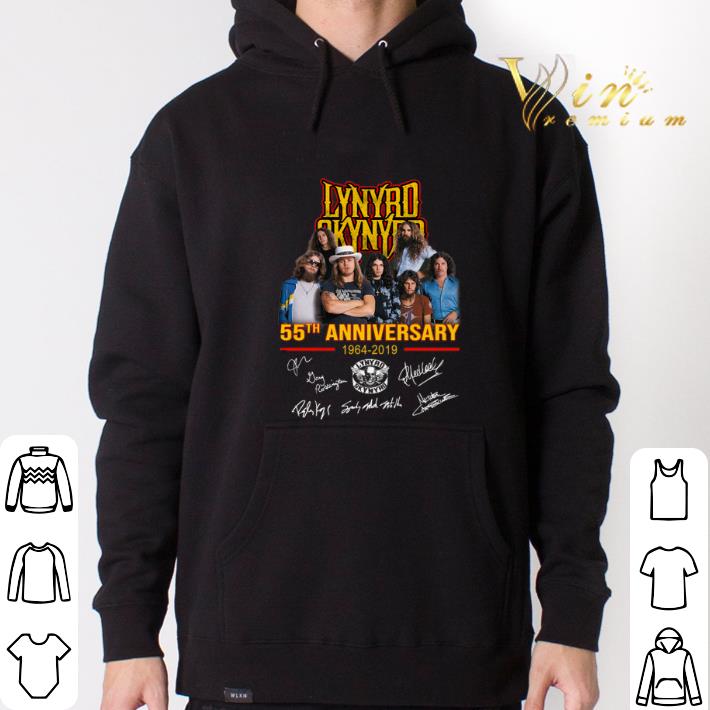 Funny Lynyrd Skynyrd 55th anniversary 1964-2019 signatures shirt