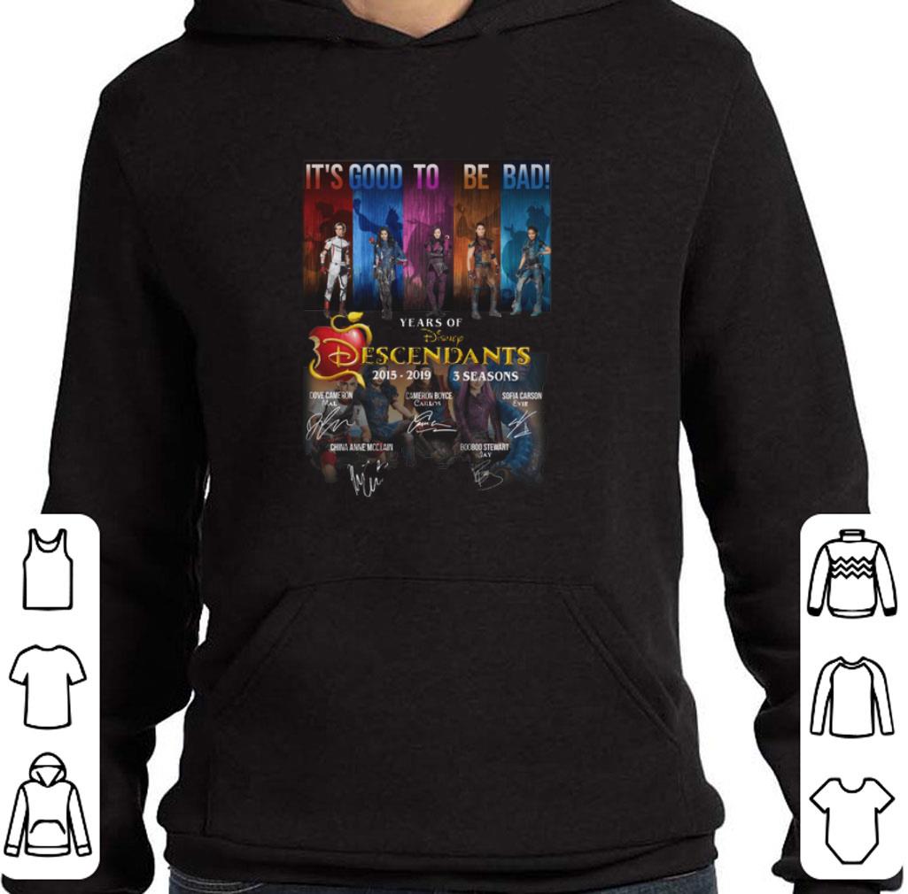 It's good to be bad years of Disney Descendants signatures-Recovered shirt