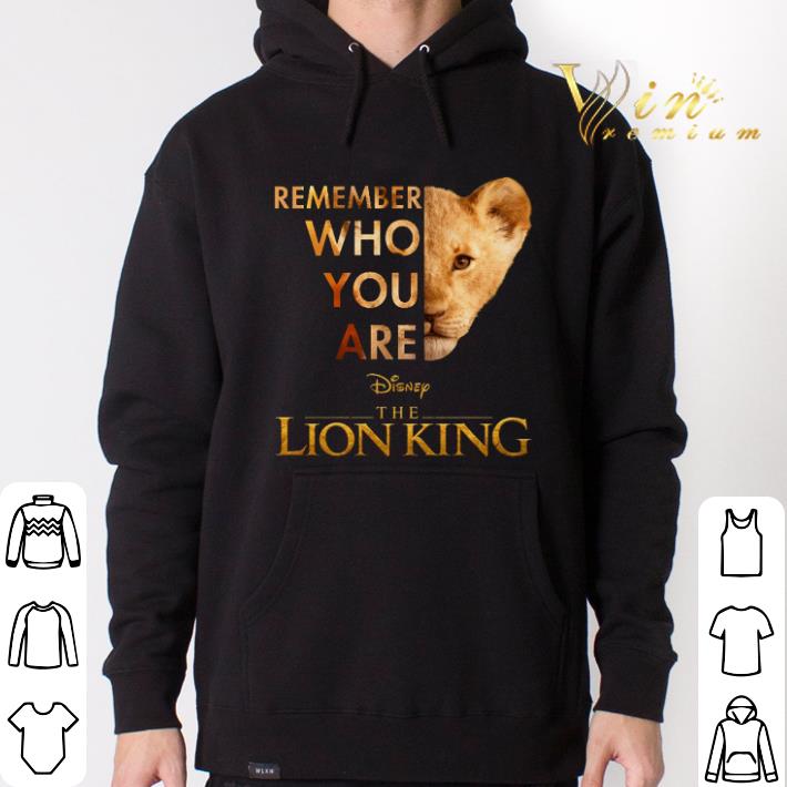 Nice Simba Remember who you are Disney The Lion King shirt