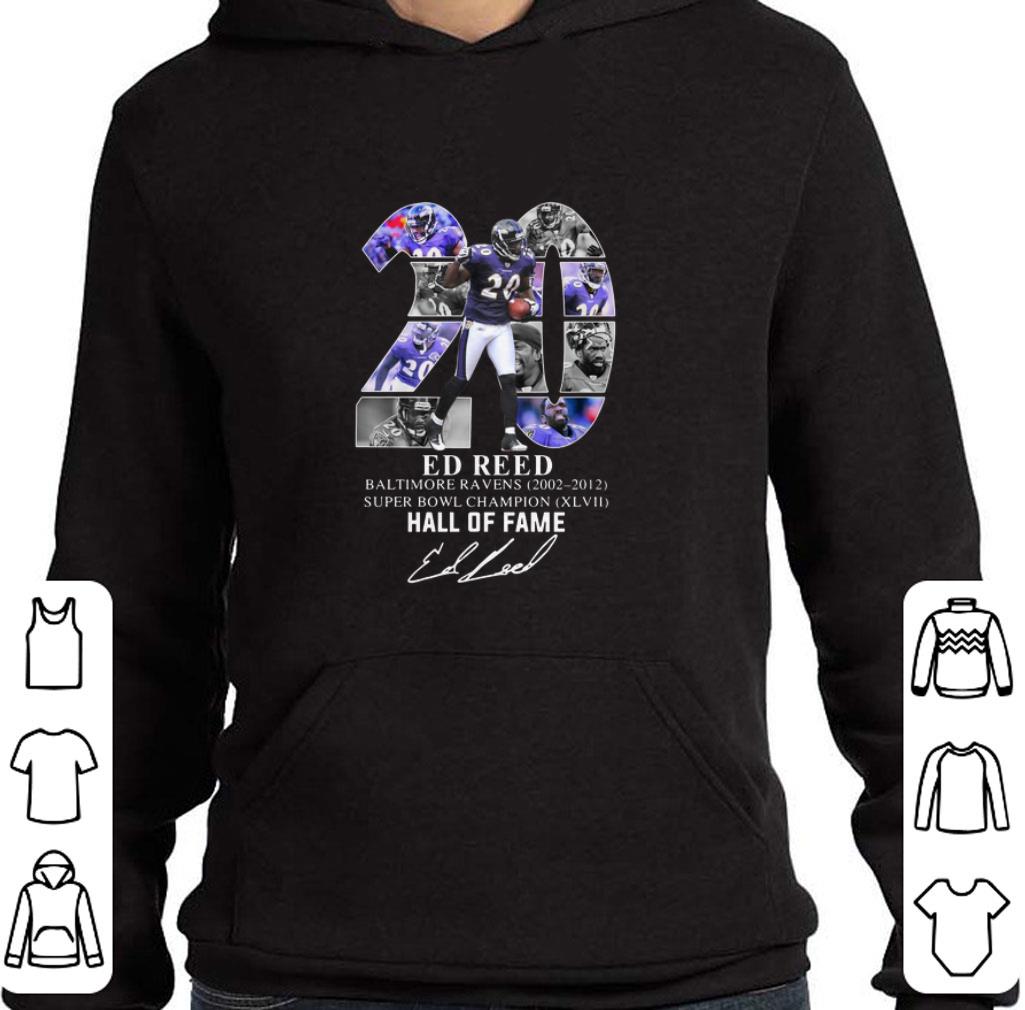 Official 20 Ed Reed Baltimore Ravens 2002-2012 Super Bowl Champion shirt