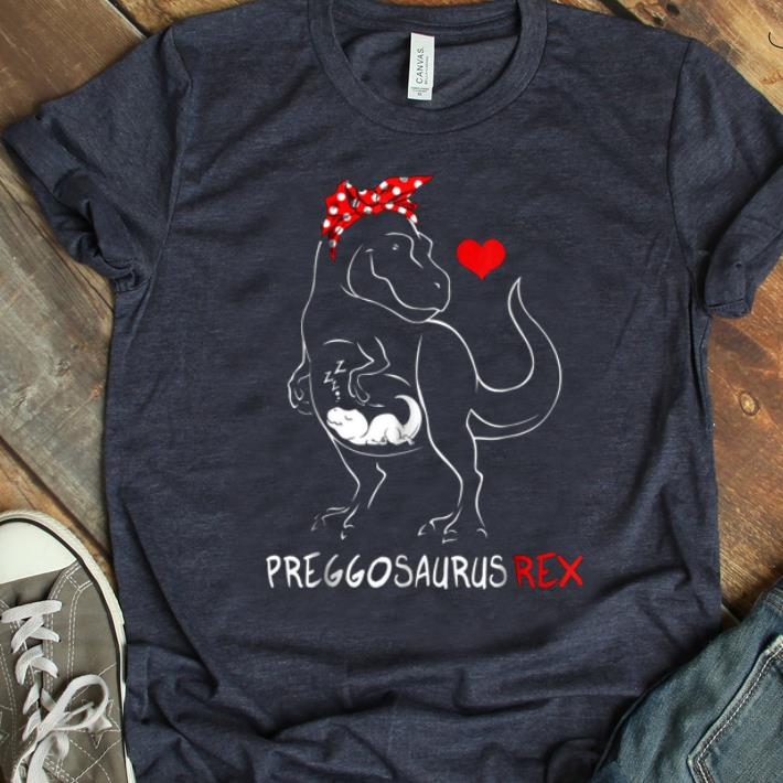 Official Pregosaurus Funny Dinosaur Pregnancy Halloween shirt