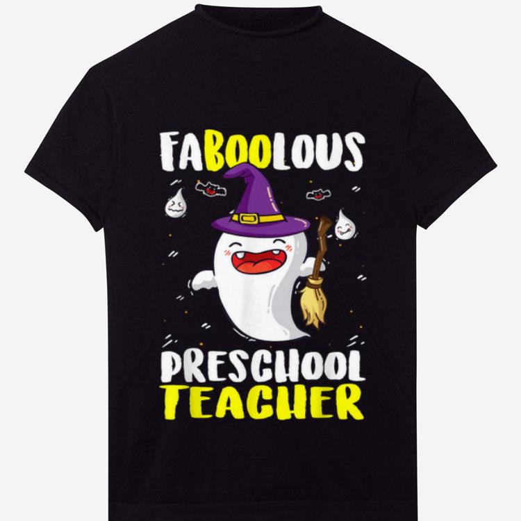 Original Boo Ghost Preschool Teacher Hat Witch Halloween shirt