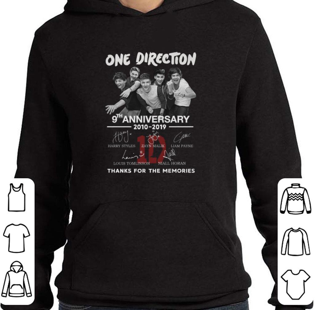 Original One Direction 9th anniversary 2010-2019 signatures shirt