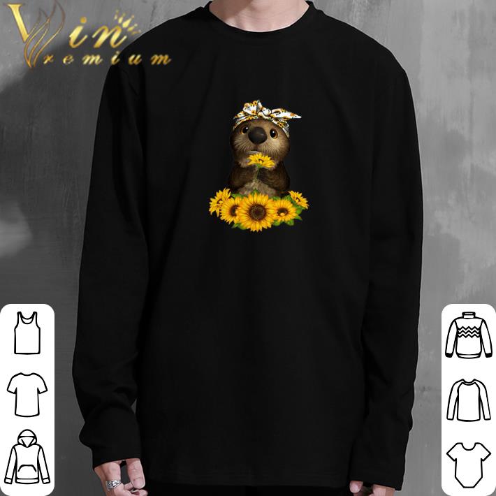 Original Otter sunflowers shirt