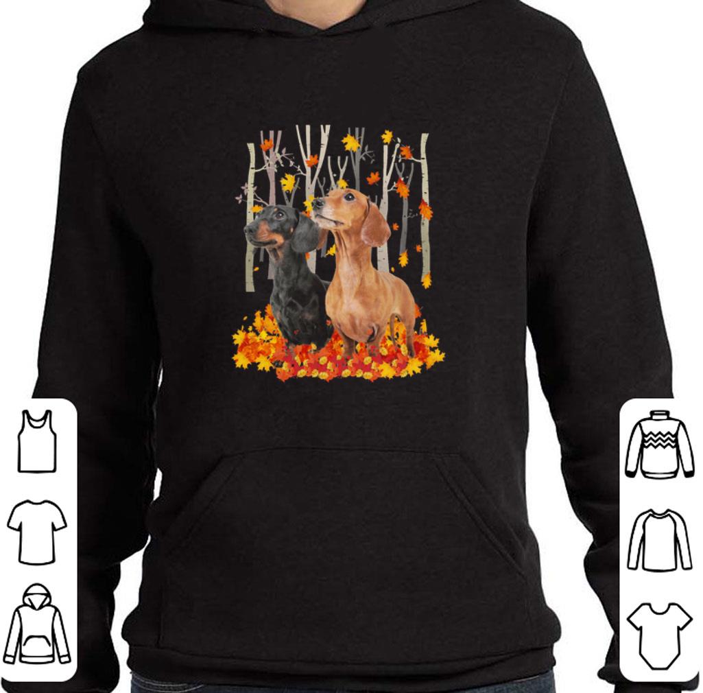 Premium Dachshund autumn forest shirt
