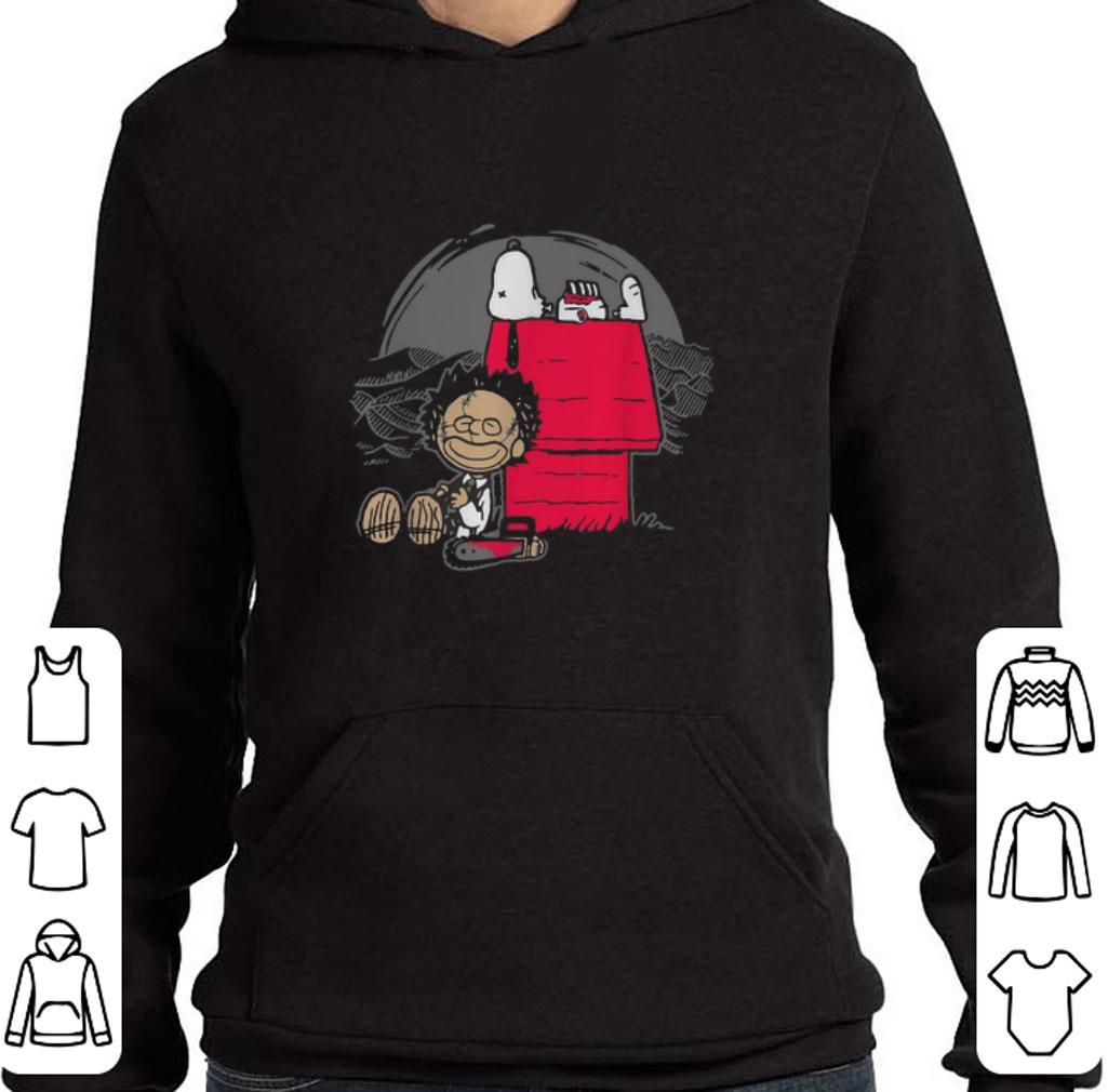 Premium Leatherface and Snoopy's House shirt