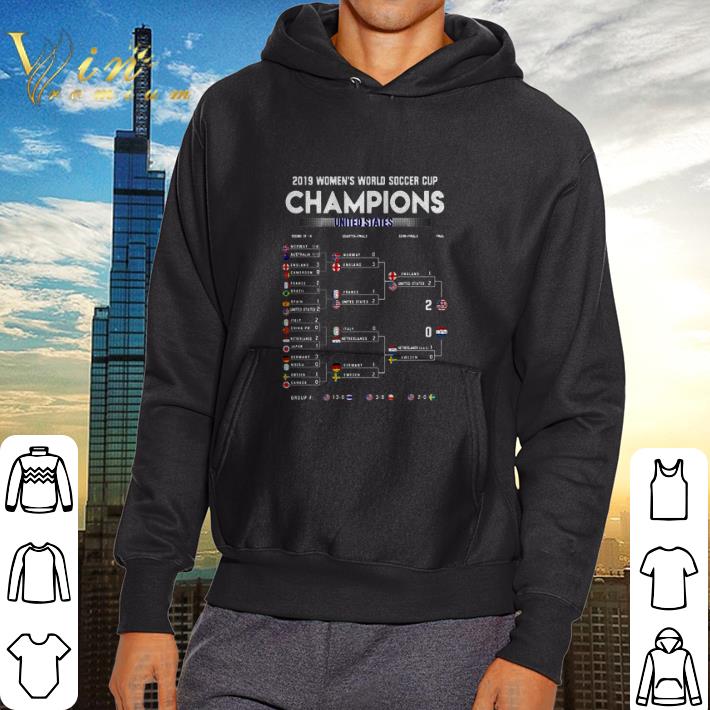 Top List 2019 Women's World Soccer Cup Champions United States shirt