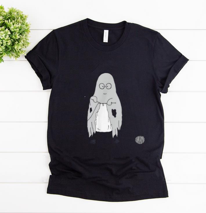 Awesome Cute Knitting Ghost - Funny Halloween Ghost Costume shirt