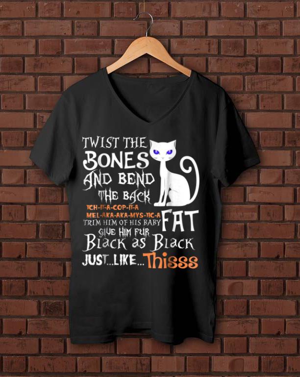 Beautiful Twist The Bones And Bend The Back Funny Halloween shirt